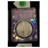 PCGS GRADED MS63 1884-O MORGAN SILVER DOLLAR.