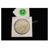US 1925-P PEACE SILVER DOLLAR.
