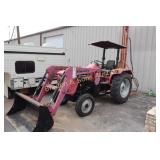 USED MAHINDRA TRACTOR, MODEL 4025 WITH