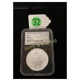 NGC GRADED MS69 2024 MEXICAN SILVER ORZA.