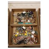 GROUP OF 2 BOXES OF ASSTD COSTUME JEWELRY.