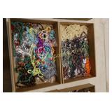 GROUP OF 2 BOXES OF ASSTD COSTUME JEWELRY.