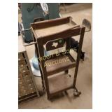 CUSTOM BUILT HEAVY DUTY PORTABLE METAL STAND.