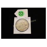 US 1896-P MORGAN SILVER DOLLAR.