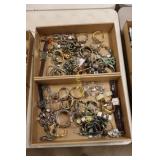 GROUP OF 2 BOXES OF ASSTD COSTUME JEWELRY.
