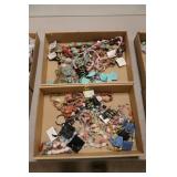 GROUP OF 2 BOXES OF ASSTD COSTUME JEWELRY.