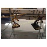 GROUP OF 2 MINIATURE ANTIQUE REPLICA DECORATIVE