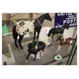 GROUP OF 4 BREYER HORSES (NO BOXES)