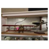 GROUP OF 2 MINIATURE ANTIQUE REPLICA DECORATIVE