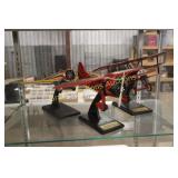 GROUP OF 3 MINIATURE ANTIQUE REPLICA DECORATIVE