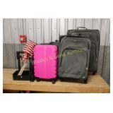 GROUP OF USED LUGGAGE, ETC