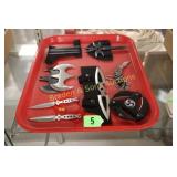 TRAY OF ASSTD NEW KNIVES, ETC.