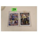 GROUP OF 2 TEXAS RANGERS JOSH JUNG ROOKIE