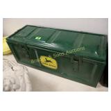 VINTAGE JOHN DEERE 29" X 11" METAL STORAGE