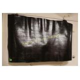 34" X 44" PIECE OF LEATHER.