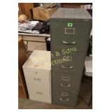 USED 4 DRAWER AND 2 DRAWER FILE CABINET.