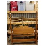 VINTAGE QUEEN BED FRAME WITH FOOTBOARD