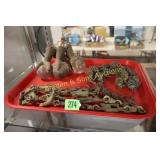 GROUP OF 4 ANTIQUE CLAW FEET FOR TABLE LEGS AND