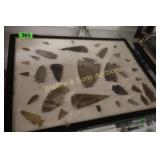 GROUP OF 35 NATIVE AMERICAN POINTS FOUND IN