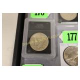 US 1922-D PEACE SILVER DOLLAR.