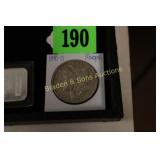 US 1890-O MORGAN SILVER DOLLAR.