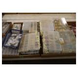 GROUP OF 4 BOXES OF COSTOME JEWELRY.