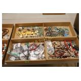 GROUP OF 4 BOXES OF ASSTD JEWELRY.