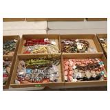 GROUP OF 4 BOXES OF ASSTD JEWELRY.