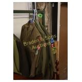GROUP OF VINTAGE BOY SCOUT SHIRTS AND JACKETS.