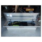 USED WEATH GUARD DIAMOND PLATE ALUMINUM TOOL BOX