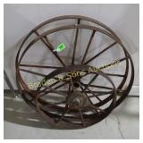 GROUP OF 2- 28" & 1-18" WAGON WHEELS