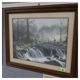 FRAMED 17"X23" ARTIST SIGNED LIMTED EDITION DYKE