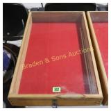 CUSTOM MADE 30"X18" TABLE TOP DISPLAY CASE