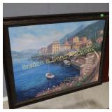 FRAMED 36"X48" ICLEE & FRAMED 19"X31" PRINT