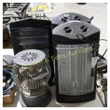 GROUP OF 4 USED ELECTRIC HEATERS