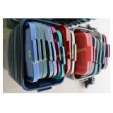 GROUP OF 20 TUBS WITH LIDS.