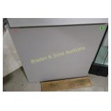 USED 36" X 22" 3 DRAWER LATERAL FILE CABINET.