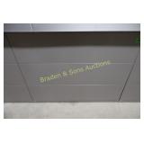 USED 42" X 22" 3 DRAWER LATERAL FILE CABINET.