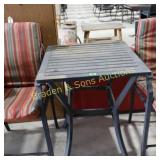 OUTDOOR BAR HEIGHT PATIO TABLE WITH