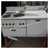VINTAGE HOTPOINT 4 BURNER ELECTRIC STOVE