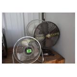 GROUP OF USED FANS.