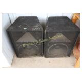 GROUP OF 2 USED SPEAKERS.