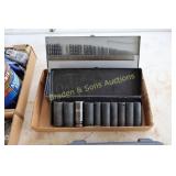 GROUP OF SOCKETS AND DRILLS.