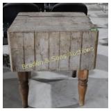 ANTIQUE BUTCHER BLOCK