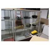 USED 72" X 60" LIGHTED SHOWCASE.