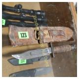 VINTAGE CAMILLUS 10" FIXED BLADE KNIFE WITH