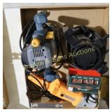 GROUP OF 2 BOXES OF ASSTD POWER TOOLS.