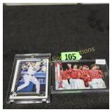 GROUP OF 2 SHOHEI OHTANI BASEBALL CARDS IN