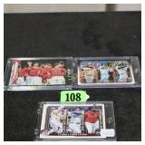 GROUP OF 3 SHOHEI OHTANI BASEBALL CARDS.