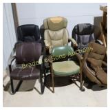 GROUP OF USED OFFICE CHAIRS.